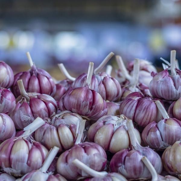 Garlic Fresh Vegetables Red Garlic #3 image